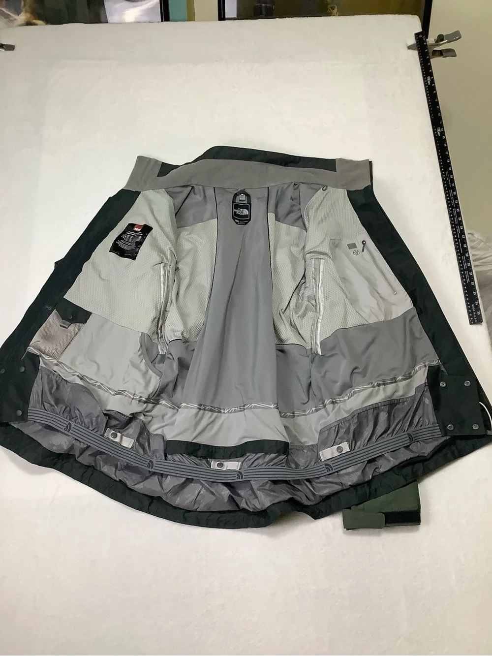 The North Face TNF Free Thinker Steep Series Ski Jacket Sz XL Green Gore Tex Pro